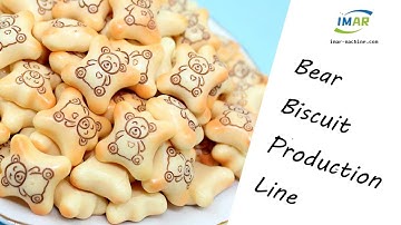 【IMAR Machinery】800 type Bear Biscuit produduction Line #biscuits #cookies