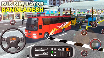 Bus Simulator Bangladesh Local Service 2022 - Realistic Bus Driver Simulator - Android Gameplay