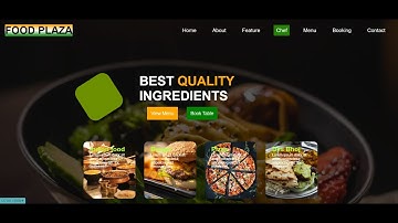 Create A Food Website Using HTML & CSS With Source Code
