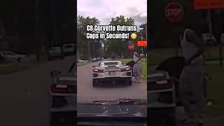 C8 Corvette Outruns Cops in Seconds! 😳💨 | Arkansas Trooper Can’t Keep Up!” #carwars #cops #c8