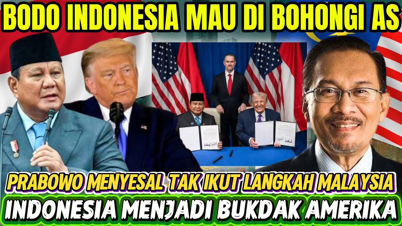 INDONESIA DIAMBANG KE HANCURKAN❗PRABOWO AKUI MENYESAL SEBAB TAK IKUT LANGKAH MALAYSIA TOLAK BOP❓