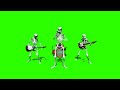 Banda de Caveiras #1 - Band of Skeletons #1 / Green Screen - Chroma Key