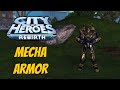 Guide to getting the mecha armor on the rebirth city of heroes private server