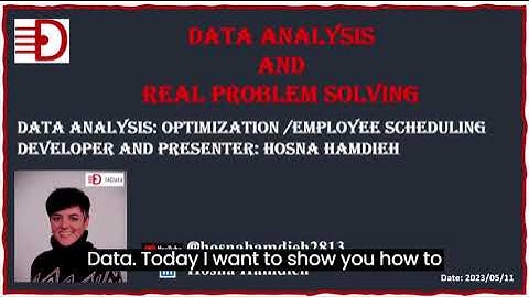 I4Data: Employee Scheduling Optimization