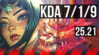 Irelia Vs Volibear Top 719, 6 Solo Kills, Godlike Kr Diamond 25.21