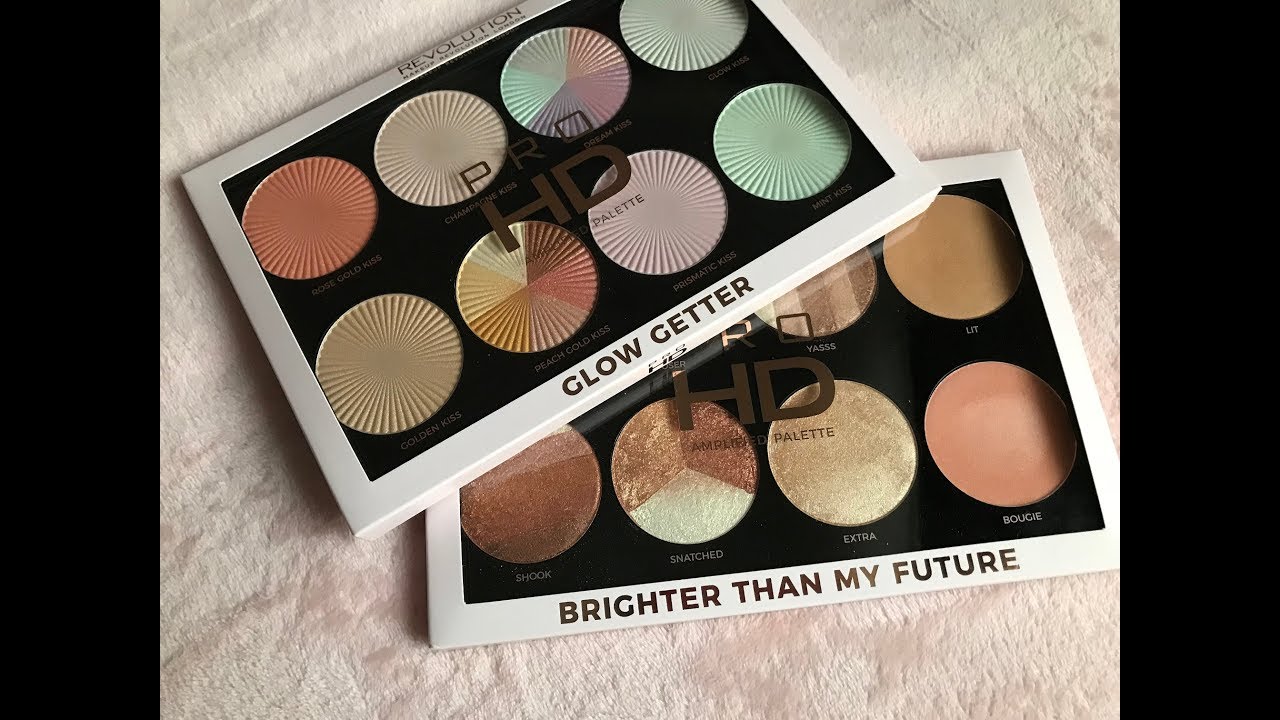 Makeup Revolution Pro HD Highlighter Palette / Glow Getter