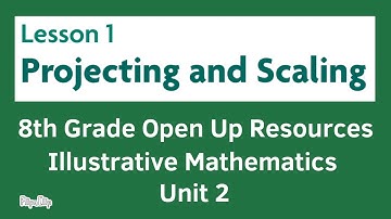 😉 8th Grade, Unit 2 Lesson 1 "Projecting and Scaling" Illustrative Math