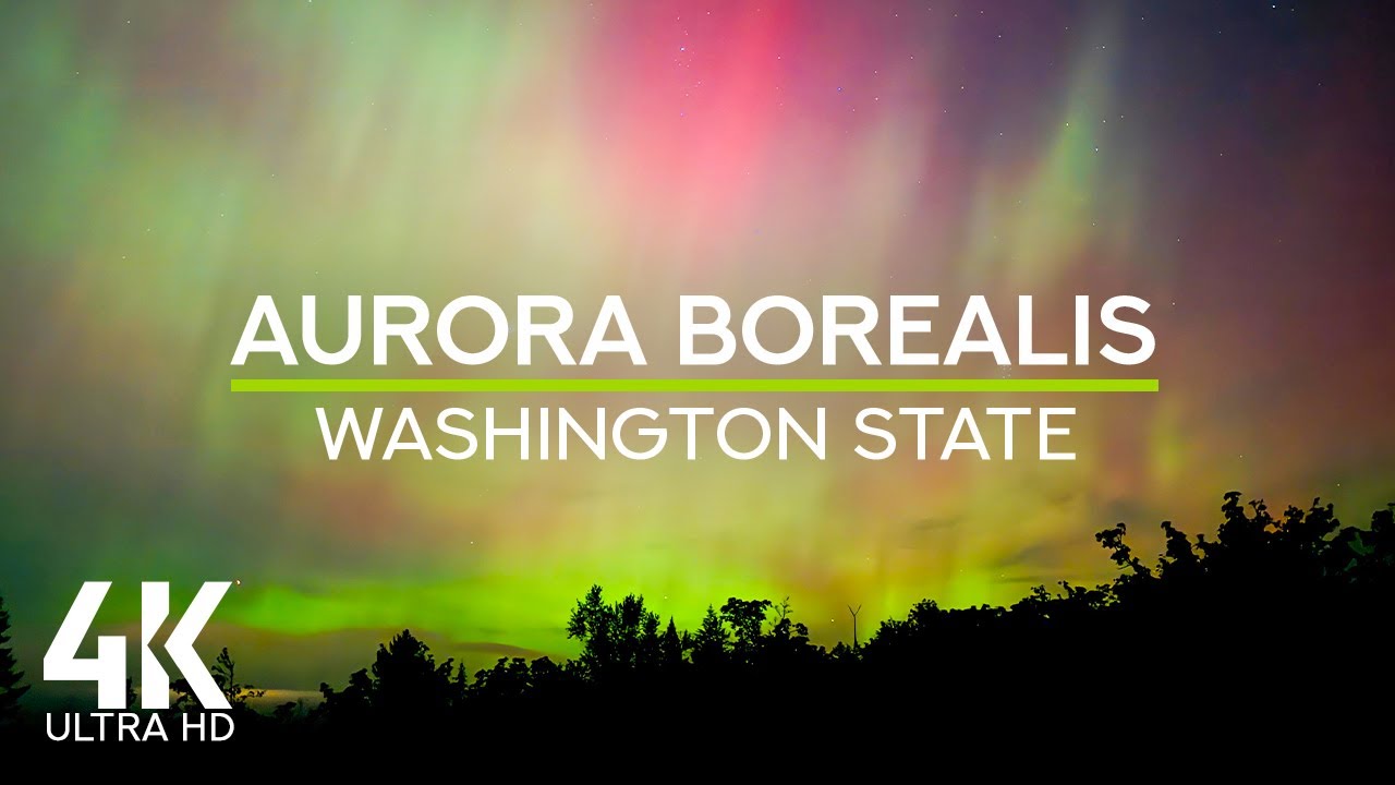 Soft Wind White Noise with Northern Lights – 4K Aurora Borealis in ...