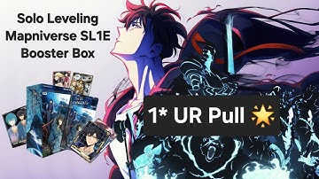 Solo Leveling Mapniverse 2025 Official Booster Box Opening Korean/English, Box 33