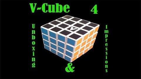 V Cube 4 Flat version Unboxing