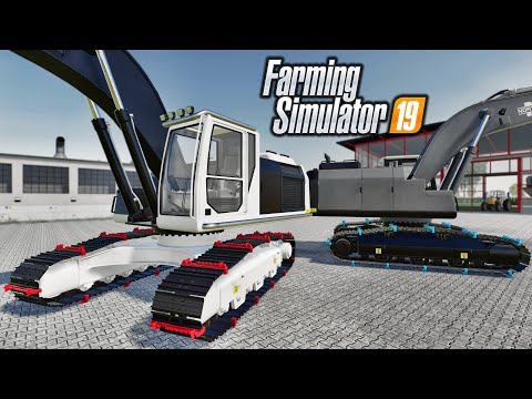 New Mods! NMC Excavator, New USA Map, & More! (12 Mods) | Farming Simulator 19