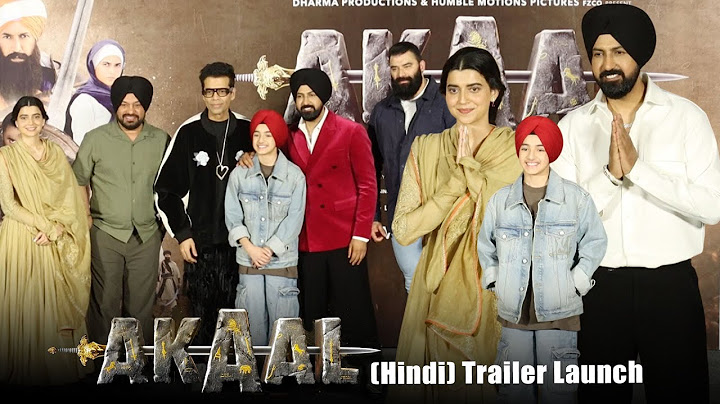 Akaal (HINDI & PUNJABI) Trailer Launch UNCUT | Gippy Grewal, Karan Johar, Gurpeet, Shinda, Nimrat