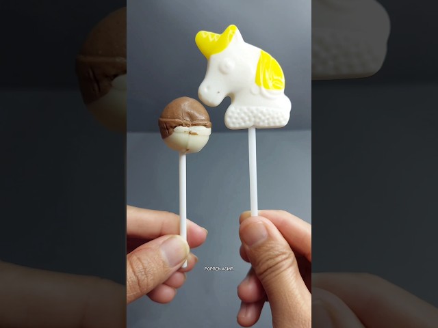 Hunting milkita milk & unicorn candy #poprenasmr #candy #candyopening #lollipop
