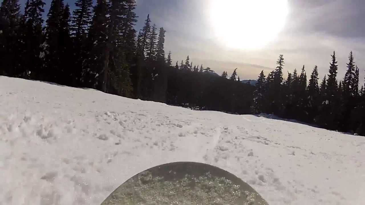 Snowboarding at Timberline, Oregon - YouTube