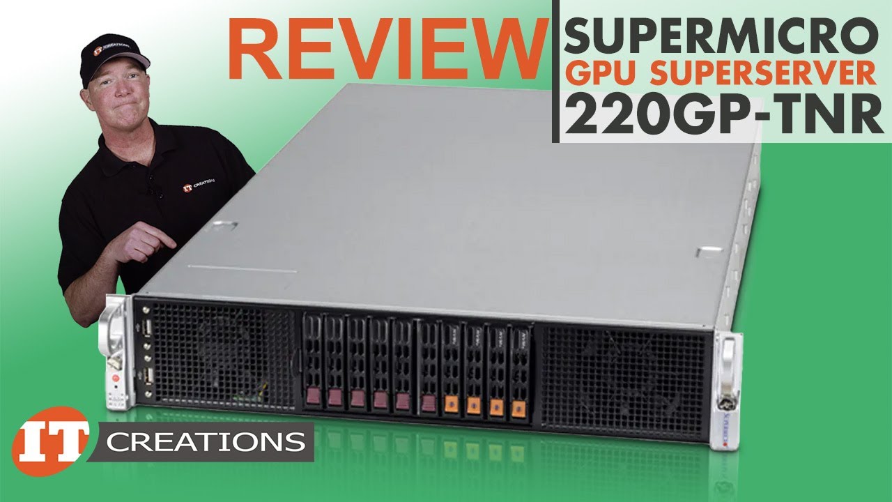 6x Gpu Supermicro 6x GPU SuperServer 220GP-TNR REVIEW | IT Creations - YouTube