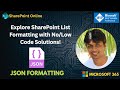 No-Code & Low-Code SharePoint List Formatting | Beginner to Pro Guide