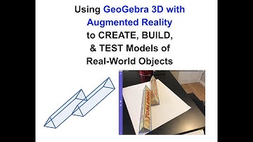 Using GeoGebra 3D with Augmented Reality to CREATE, BUILD, & TEST Models of Real World Objects