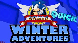 Ⓜ Sonic The Hedgehog: Quick Winter Adventures — Walkthrough