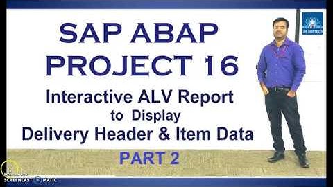 SAP ABAP Project 16  Part 2