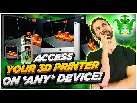 Access Your 3D Printer Octoprint ANYWHERE... on ANY DEVICE!