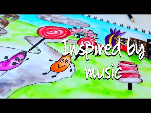 Drawing To Music In My Sketchbook Youtube