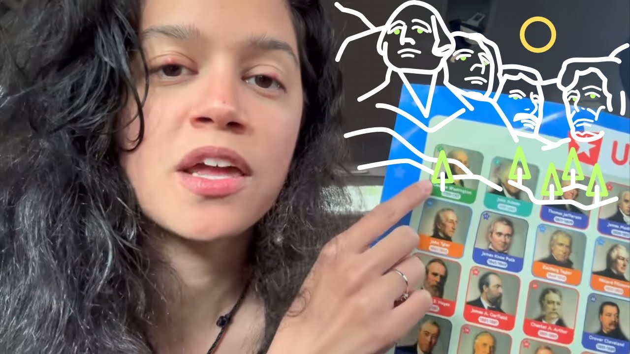 asmr • latina teaches you the US presidents’ names (rain sounds)