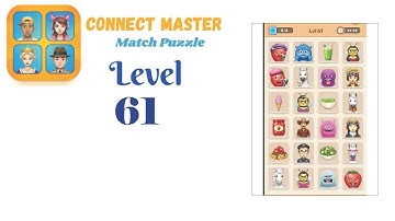 Connect Master Level 61 | Match Puzzle | Visual Logic Puzzle Gameplay 🧠✨