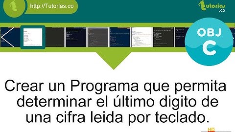 POO + sentencia if-else + Objective C (el ultimo digito de un numero)