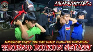 BANTENG HOROR🔥TRISNO RUKUN SEJATI KALAP MBEROT MODE BANDILAN 
