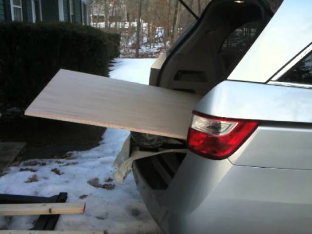 4x8 Plywood Fits in Honda Pilot 