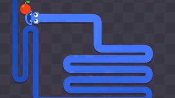 Google Snake Classic Mode - 100 apples in 3m 04s 793ms (1 apple / Speed Fast / Size Standard)