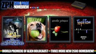 Alien Holocaust (Exclusive World Premiere), Fetch, Snake Fiasco, Top & Tom: Atari 2600 Homebrew Profile
