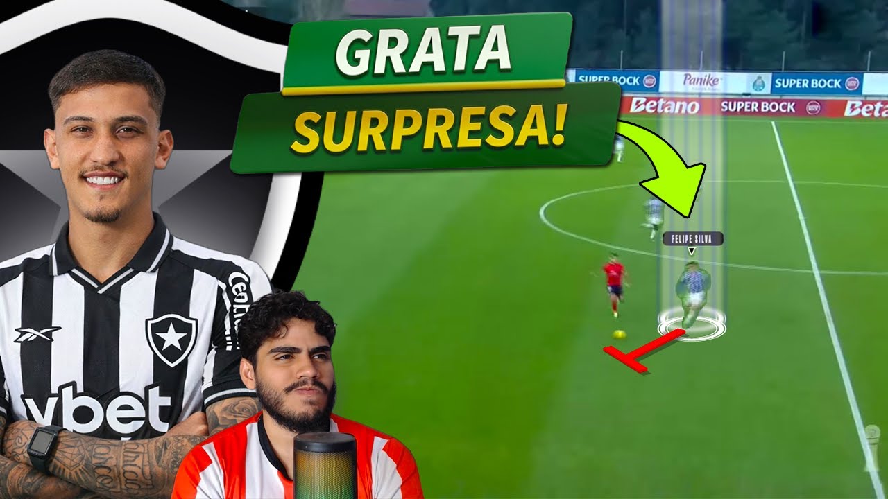 COMO JOGA FELIPE SILVA POSSIVEL REFORÇO DO BOTAFOGO PRA 2026!