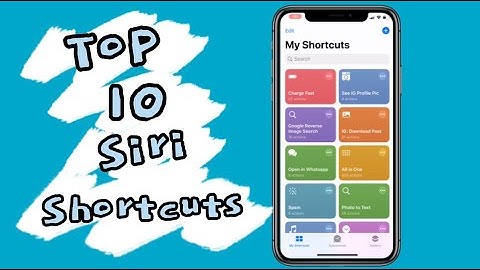 TOP 10 SIRI SHORTCUTS FOR IPHONE. || WHAT IS SIRI SHORTCUTS?