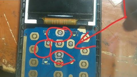 Jio F211s Keypad not working Up, down and left button jumper