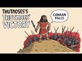 THUTMOSE III Conquers Canaan in 1258 BCE's Bloodiest Battle!