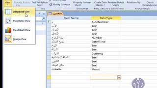 08- MS Access 2010 - تعديل الجدول واضافة وحذف الحقول والسجلات