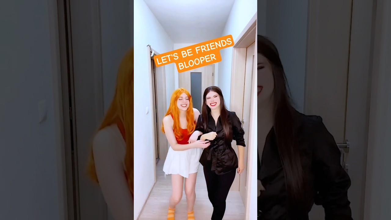 BLOOPER | Let's be friends | Candace & Vanessa @nikkihatsunecosplay #cosplay #shorts