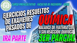 1. RESOLUCION DE UN EJERCICIO DEL EXAMEN PASADO II/2009 DEL 3ER PARCIAL DE QUIMICA DEL CPF