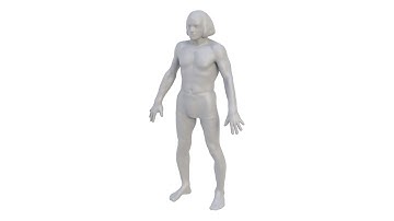 3d model of the character man. Superhive, CGtrader (no sound)