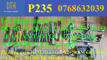 [P235] [ĐÃ BÁN HẾT] KỀM FUJIYA-BÚA-XÀ CẦY-ETO | DIY Tools Huỳnh (DTH)