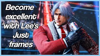 Perfecting the Timing: Tips for Lee's Just Frame Moves - Tekken 8