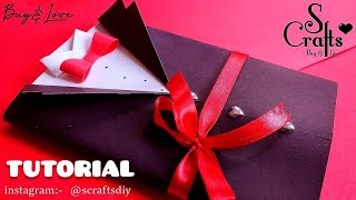 Father's day Scrapbook idea handmade ️ | Gift for him | Tuxedo scrapbook card making | S Crafts