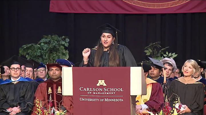 Commencement Student Speaker Harpreet Sandhawalia - Carlson School