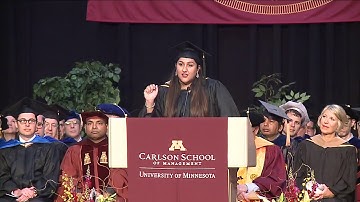 Commencement Student Speaker Harpreet Sandhawalia - Carlson School