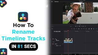 How to Rename Timeline Tracks on Davinci Resolve [NEW]