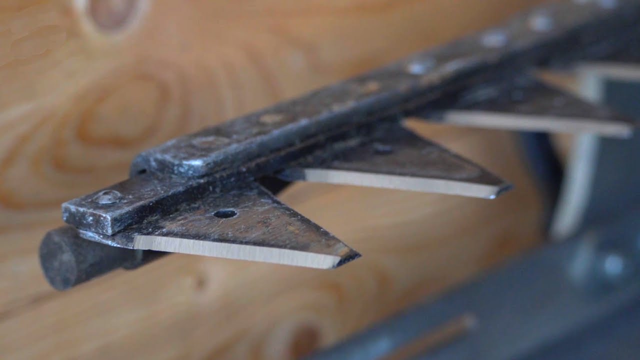 Slik reparerer du kniven til Slåmaskinen din