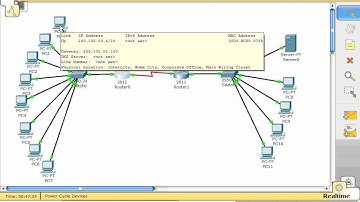 CCNA - How to Configure NAT(Static+Dynamic).avi