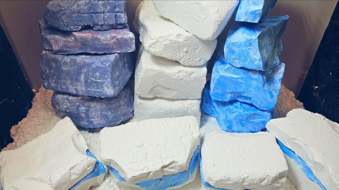 Glitter Bomb Chalk Thins Jumbos Chunks Gymchalk Crushes ASMR Satisfying Relaxing Sleepaid 😌 👌 ✨️ ♥️ 