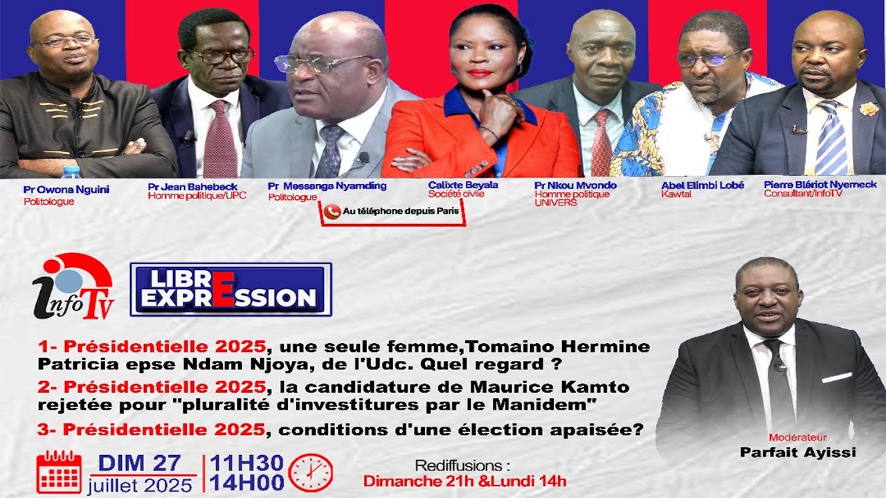 LIBRE EXPRESSION DU 27 JUILLET 2025